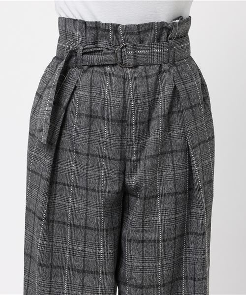 cepo(セポ)の「杢グレンチェックトラウザー(その他パンツ・レディース・ブラウン/グレー・M)」の7枚目の写真