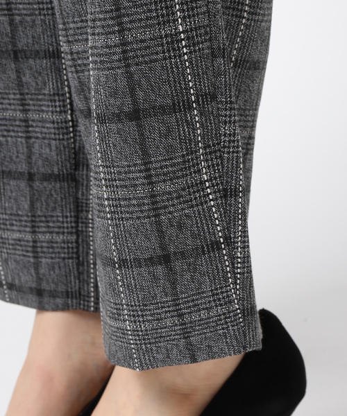 cepo(セポ)の「杢グレンチェックトラウザー(その他パンツ・レディース・ブラウン/グレー・M)」の4枚目の写真