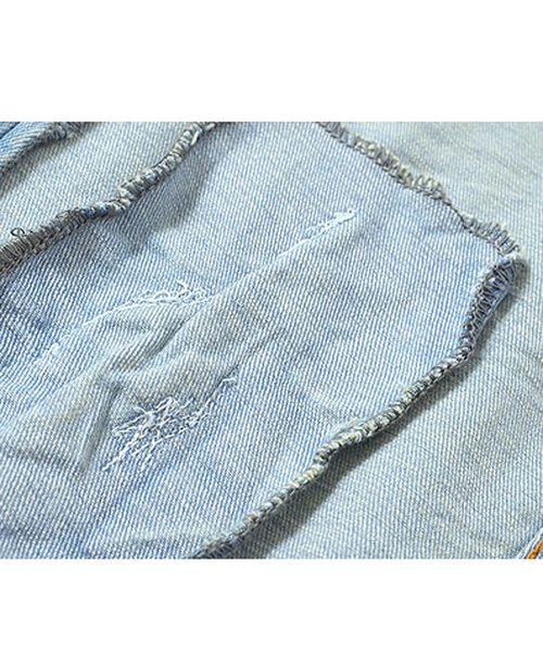 JOKER(ジョーカー)の「ストレッチリペア加工ストレッチデニムパンツ ヴィンテージ ジーンズ(デニムパンツ・メンズ・グレー/インディゴブルー/ブルー系その他・L/M/S/XL)」の12枚目の写真