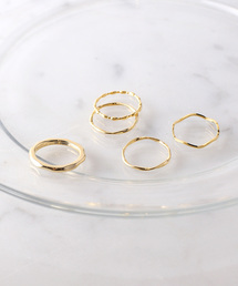 ゴールドクラフトラインのMIXリング[5本セット][B]