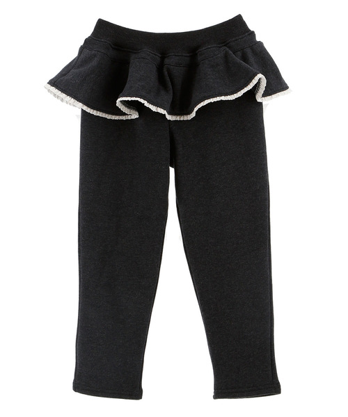 Catherine Cottage（キャサリンコテージ）の「裏起毛 フリルロングパンツ（その他パンツ・キッズ・ネイビー/チャコールグレー・130/140/110/120/100）」の3枚目の写真