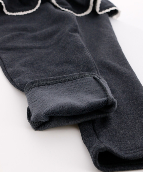 Catherine Cottage（キャサリンコテージ）の「裏起毛 フリルロングパンツ（その他パンツ・キッズ・ネイビー/チャコールグレー・130/140/110/120/100）」の4枚目の写真