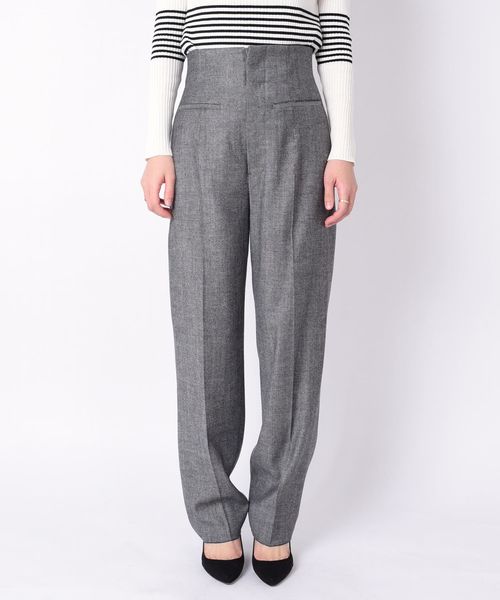 Prefer SHIPS（プリファーシップス）の「Prefer SHIPS:ハイウエストパンツ◇（その他パンツ・レディース・ブラック/ライトグレー・38/36）」の5枚目の写真