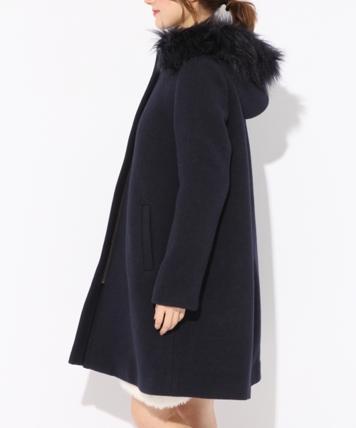 Heather（ヘザー）の「ＴＲ／５ＷＡＹフードコート 778475（その他アウター・レディース・ホワイト/グレー/ブラウン/ネイビー・FREE）」の8枚目の写真