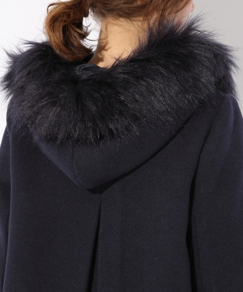 Heather（ヘザー）の「ＴＲ／５ＷＡＹフードコート 778475（その他アウター・レディース・ホワイト/グレー/ブラウン/ネイビー・FREE）」の11枚目の写真