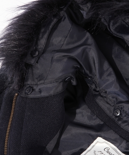 Heather（ヘザー）の「ＴＲ／５ＷＡＹフードコート 778475（その他アウター・レディース・ホワイト/グレー/ブラウン/ネイビー・FREE）」の13枚目の写真