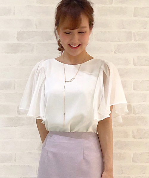 31 Sons De Mode トランテアン ソン ドゥ モード の 袖シフォンブラウス シャツ ブラウス Wear