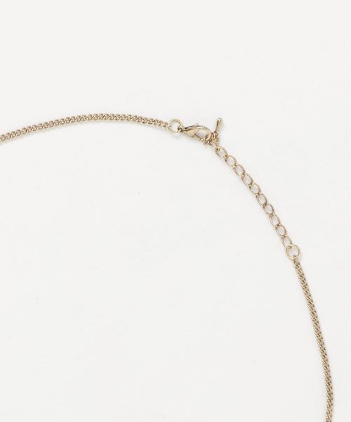 VENCEEXCHANGE（ヴァンスエクスチェンジ）の「チェーンビーズネックレス（ネックレス・レディース・ブラック/ターコイズブルー/ブルー・FREE）」の5枚目の写真