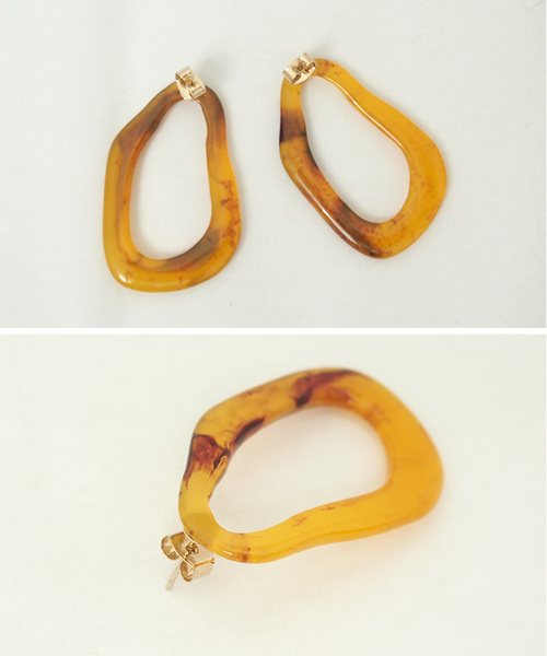 クリアべっ甲ピアス（ピアス（両耳用））｜select MOCA（セレクトモカ