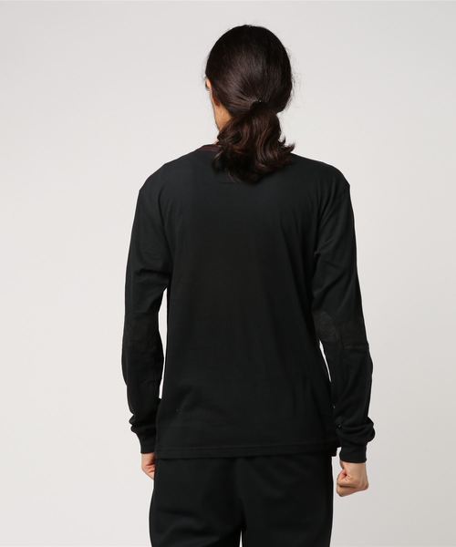 RVCA(ルーカ)の「【MARK OBLOW】 ロングスリーブTシャツ/ロンT 袖プリント(Tシャツ/カットソー・メンズ・オフホワイト/ブラック・SMALL/MEDIUM)」の4枚目の写真