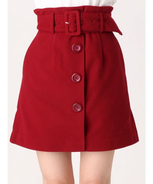 dazzlin（ダズリン）の「ワイドベルトミニスカート（スカート・レディース・ベージュ/グリーン/ボルドー・SMALL/MEDIUM）」の22枚目の写真