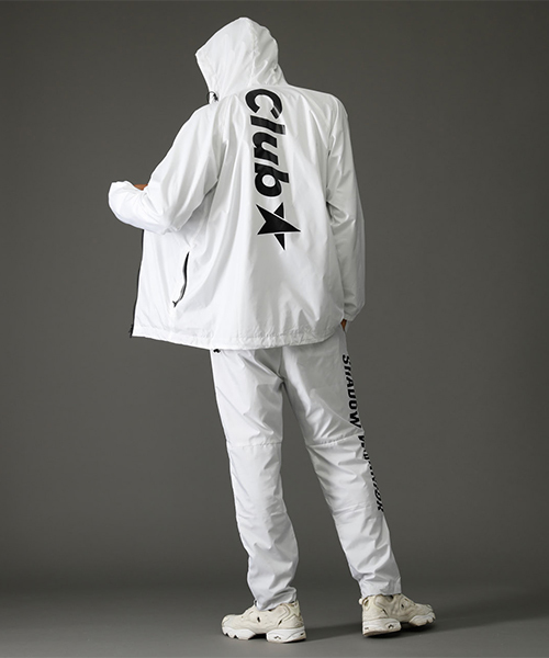 AZUL by moussy（アズールバイマウジー）の「CLUBAZUL WARMUP PANTS/クラブアズールウォームアップパンツ（その他パンツ・メンズ・ホワイト/ブラック・SMALL/MEDIUM/LARGE）」の4枚目の写真