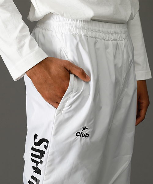 AZUL by moussy（アズールバイマウジー）の「CLUBAZUL WARMUP PANTS/クラブアズールウォームアップパンツ（その他パンツ・メンズ・ホワイト/ブラック・SMALL/MEDIUM/LARGE）」の14枚目の写真