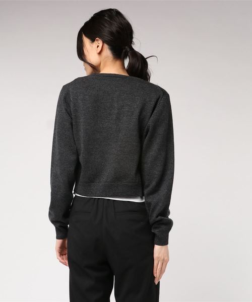 TODAYFUL(トゥデイフル)の「ショートニットカーディガン(カーディガン/ボレロ・レディース・ブラウン/グレー/レッド・FREE)」の4枚目の写真