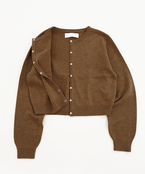 TODAYFUL(トゥデイフル)の「ショートニットカーディガン(カーディガン/ボレロ・レディース・ブラウン/グレー/レッド・FREE)」の10枚目の写真