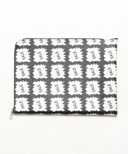 FABRICK(ファブリック)の「FABRICK Masanao Hirayama DOCUMENT CASE A4 BLK/WHT(クラッチバッグ・メンズ・ブラック×ホワイト・FREE)」の1枚目の写真