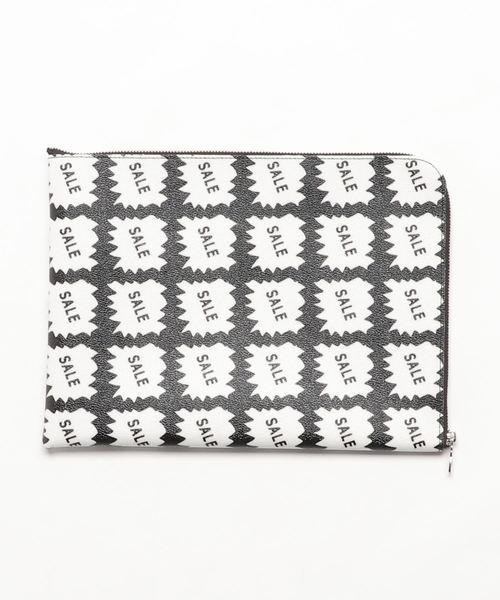 FABRICK(ファブリック)の「FABRICK Masanao Hirayama DOCUMENT CASE A4 BLK/WHT(クラッチバッグ・メンズ・ブラック×ホワイト・FREE)」の4枚目の写真
