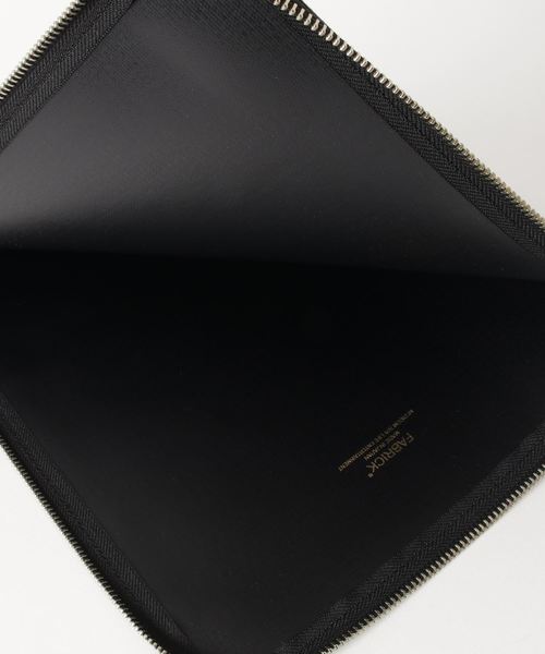 FABRICK(ファブリック)の「FABRICK Masanao Hirayama DOCUMENT CASE A4 BLK/WHT(クラッチバッグ・メンズ・ブラック×ホワイト・FREE)」の2枚目の写真