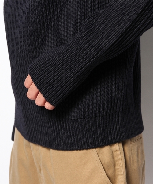 Andersen-Andersen（アンデルセンアンデルセン）の「Andersen-Andersen　タートル　ニット（ニット/セーター・メンズ・オフホワイト/グレー/ブルー・X-SMALL/SMALL）」の7枚目の写真