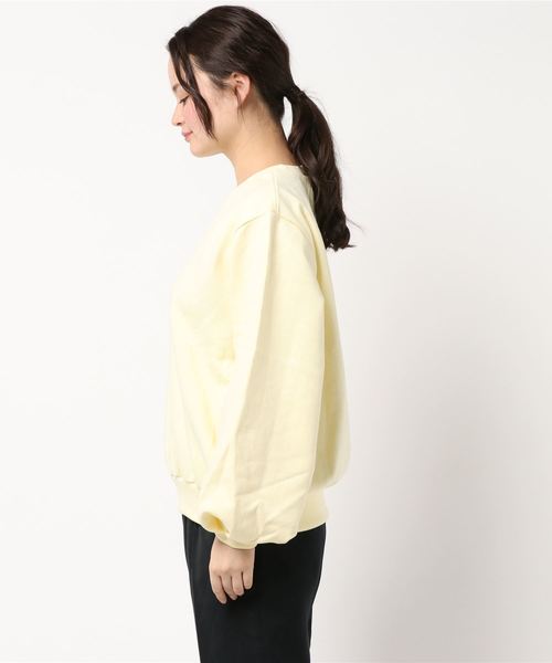 SESTO（セスト）の「ラグランボリュームスリーブパステルカラースウェットトレーナートップス（スウェット・レディース・ミント/パープル/イエロー・M）」の5枚目の写真