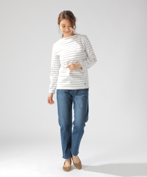 ORCIVAL(オーシバル)の「【ORCIVAL(オーシバル)】コットンラウンド(Tシャツ/カットソー・レディース・グリーン/ブルー/ベージュ/イエロー・MEDIUM)」の19枚目の写真