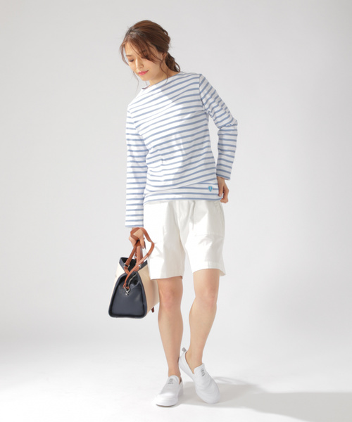 ORCIVAL(オーシバル)の「【ORCIVAL(オーシバル)】コットンラウンド(Tシャツ/カットソー・レディース・グリーン/ブルー/ベージュ/イエロー・MEDIUM)」の15枚目の写真