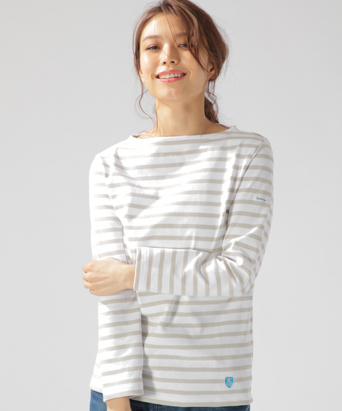 ORCIVAL(オーシバル)の「【ORCIVAL(オーシバル)】コットンラウンド(Tシャツ/カットソー・レディース・グリーン/ブルー/ベージュ/イエロー・MEDIUM)」の5枚目の写真