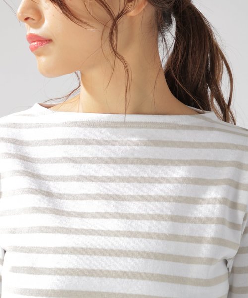 ORCIVAL(オーシバル)の「【ORCIVAL(オーシバル)】コットンラウンド(Tシャツ/カットソー・レディース・グリーン/ブルー/ベージュ/イエロー・MEDIUM)」の17枚目の写真