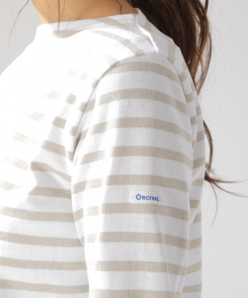 ORCIVAL(オーシバル)の「【ORCIVAL(オーシバル)】コットンラウンド(Tシャツ/カットソー・レディース・グリーン/ブルー/ベージュ/イエロー・MEDIUM)」の14枚目の写真