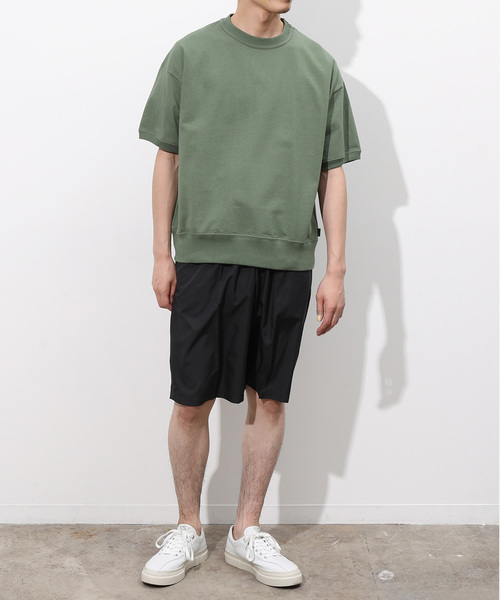 ADAM ET ROPE'（アダムエロペ）の「USAコットンスウェットT（Tシャツ/カットソー・メンズ・ホワイト/ブラック/グリーン系その他・MEDIUM/LARGE）」の13枚目の写真