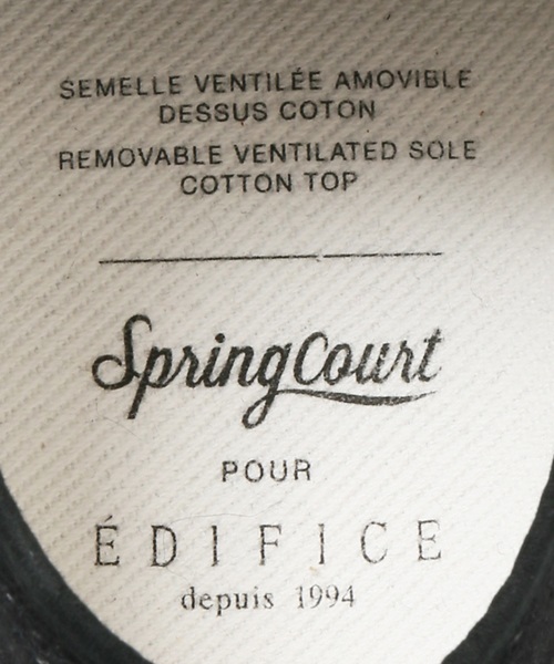 Spring Court（スプリングコート）の「EDIFICE×SPRING COURT / スプリングコート別注 G2 ヘビーツイル（スニーカー・メンズ・ホワイト/ブラック・40/41/42/43）」の19枚目の写真