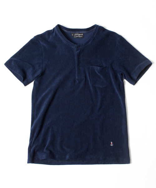 NANO universe（ナノユニバース）の「GUY ROVER(ギ･ローバー)/ 別注HENRY Tee（Tシャツ/カットソー・メンズ・ホワイト/ブラック/グレー/ネイビー・SMALL/MEDIUM/X-SMALL）」の4枚目の写真