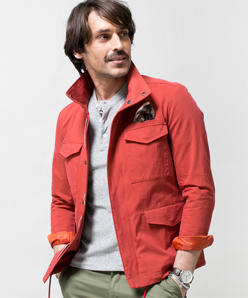 NANO universe（ナノユニバース）の「GUY ROVER(ギ･ローバー)/ 別注HENRY Tee（Tシャツ/カットソー・メンズ・ホワイト/ブラック/グレー/ネイビー・SMALL/MEDIUM/X-SMALL）」の12枚目の写真