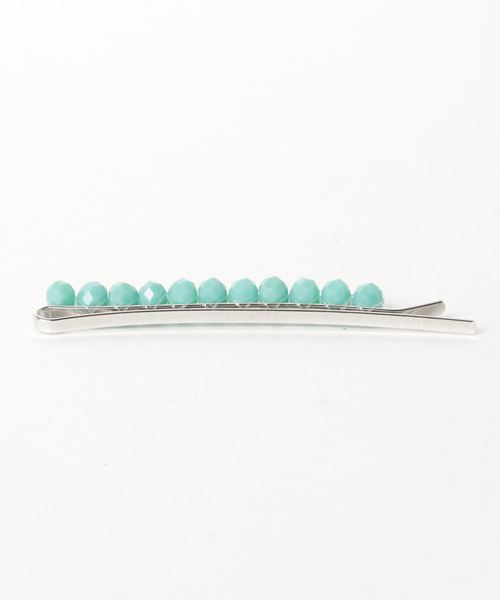 チャイハネ（チャイハネ）の「【チャイハネ】レトロカラービーズヘアピン（ヘアピン・レディース・ベージュ/ミント/オレンジ/ホワイト/イエロー・FREE）」の6枚目の写真