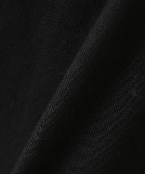 n'ee-ne（ネーネ）の「コットンリネン　バックねじり七分袖ワンピース（ワンピース・レディース・ブラック/ブラウン/ベージュ・FREE）」の4枚目の写真