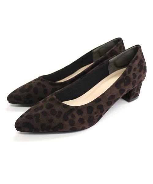 AmiAmi（アミアミ）の「チャンキーヒールポインテッドパンプス（パンプス・レディース・ブラック/パープル/ネイビー/ブラウン/カーキ/ブラック系その他/ブラウン系その他/レオパード/グレイッシュベージュ/パイソン/モカ/ベージュ系その他/オレンジ系その他/シルバー系その他/アッシュグレー・LL/S/M/L）」の19枚目の写真