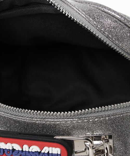 HYSTERIC GLAMOUR ブラックポーチ VIXEN LINE刺繍 レザーポーチ|HYSTERIC GLAMOUR MEN | HYSTERIC