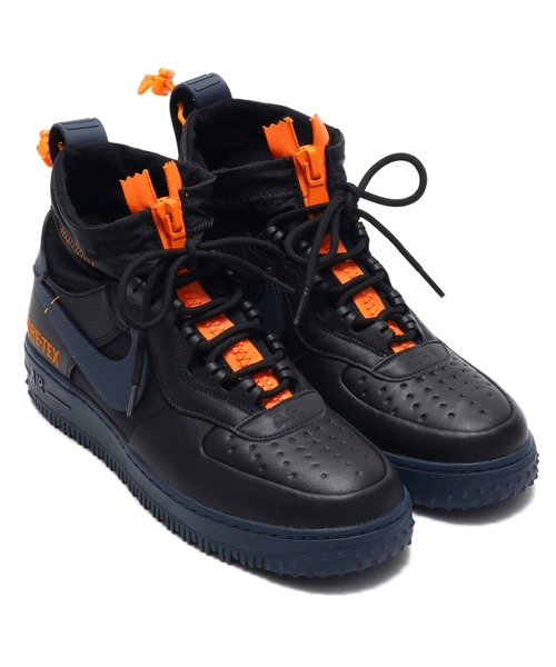 NIKE（ナイキ）の「NIKE AIR FORCE 1 WTR GTX (BLACK/THUNDER BLUE-BRIGHT  CERAMIC-CLEAR) 【SP】（スニーカー）」 - WEAR