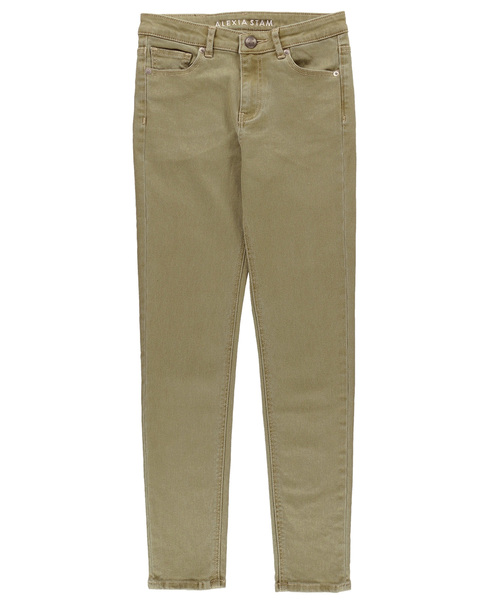 ALEXIA STAM（アリシアスタン）の「Arrow Pocket Stretch Color Skinny/アローポケットステッチカラースキニー（デニムパンツ・レディース・ブラック/ベージュ/オリーブ・XS/S/M）」の9枚目の写真