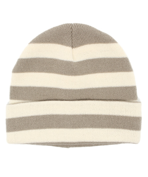 BEAMS BOY(ビームスボーイ)の「◎BEAMS BOY / ボーダー ワッチキャップ(ニットキャップ/ビーニー・レディース・ブラック/ネイビー/オフホワイト・ONE SIZE)」の8枚目の写真