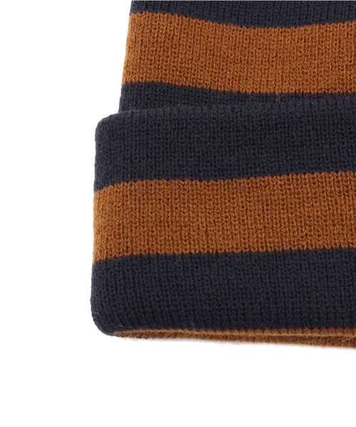 BEAMS BOY(ビームスボーイ)の「◎BEAMS BOY / ボーダー ワッチキャップ(ニットキャップ/ビーニー・レディース・ブラック/ネイビー/オフホワイト・ONE SIZE)」の5枚目の写真