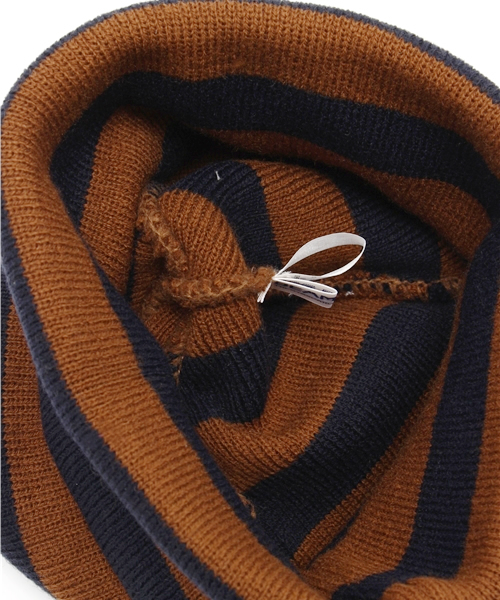 BEAMS BOY(ビームスボーイ)の「◎BEAMS BOY / ボーダー ワッチキャップ(ニットキャップ/ビーニー・レディース・ブラック/ネイビー/オフホワイト・ONE SIZE)」の6枚目の写真