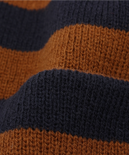 BEAMS BOY(ビームスボーイ)の「◎BEAMS BOY / ボーダー ワッチキャップ(ニットキャップ/ビーニー・レディース・ブラック/ネイビー/オフホワイト・ONE SIZE)」の7枚目の写真