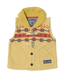X-girl Stages | SWEAT VEST SNOW PATTERN （4T～7T）(ベスト)