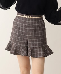one after another NICE CLAUP | ベルト付きミニフレアショートパンツ(その他パンツ)