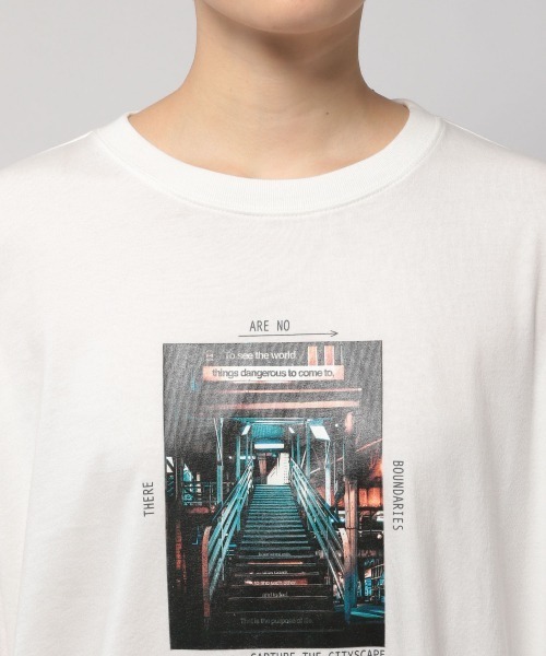 PAGEBOY（ページボーイ）の「アンティークフォトロンTEE（Tシャツ/カットソー・レディース・チャコールグレー/ベージュ/オフホワイト・FREE）」の18枚目の写真