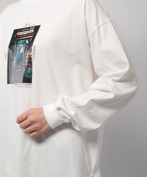 PAGEBOY（ページボーイ）の「アンティークフォトロンTEE（Tシャツ/カットソー・レディース・チャコールグレー/ベージュ/オフホワイト・FREE）」の20枚目の写真