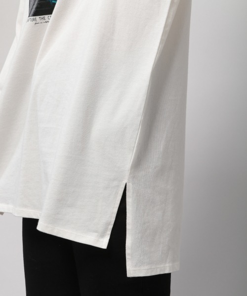 PAGEBOY（ページボーイ）の「アンティークフォトロンTEE（Tシャツ/カットソー・レディース・チャコールグレー/ベージュ/オフホワイト・FREE）」の21枚目の写真