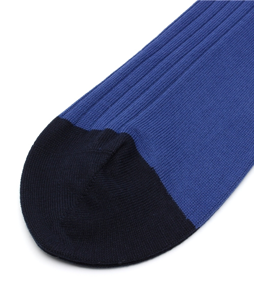 NANO universe（ナノユニバース）の「GLEN CLYDE(グレンクライド)/Middle Gauge Rib（ソックス/靴下・メンズ・ホワイト/ネイビー/ブルー/グリーン/ブラック・FREE）」の7枚目の写真