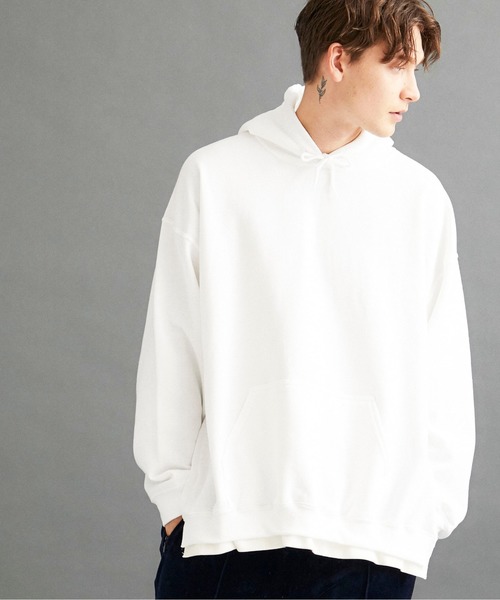 SIDE SLIT PULLOVER HOODIE 